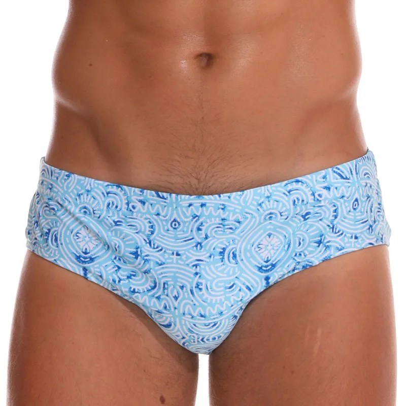Escatch мужские плавки для плавания ming Goose, сексуальные плавки с низкой талией, сексуальные мужские плавки, Спортивная пляжная одежда, мужские плавки, Мужская одежда для плавания - Цвет: Labyrinth
