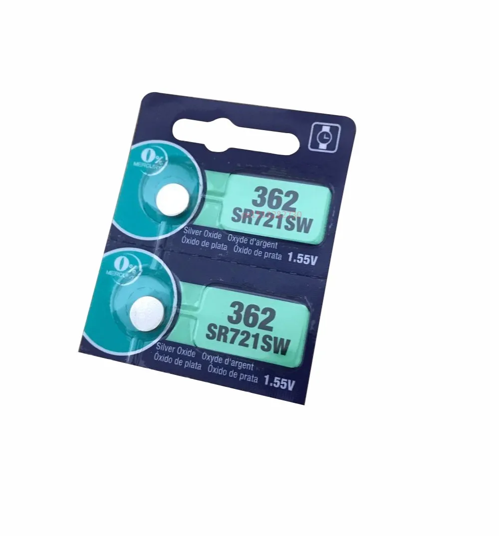 2x362 SR721SW 361 162 SR58 SR721W V361 батареи для сотовых кнопок мужские и женские часы с оксидом