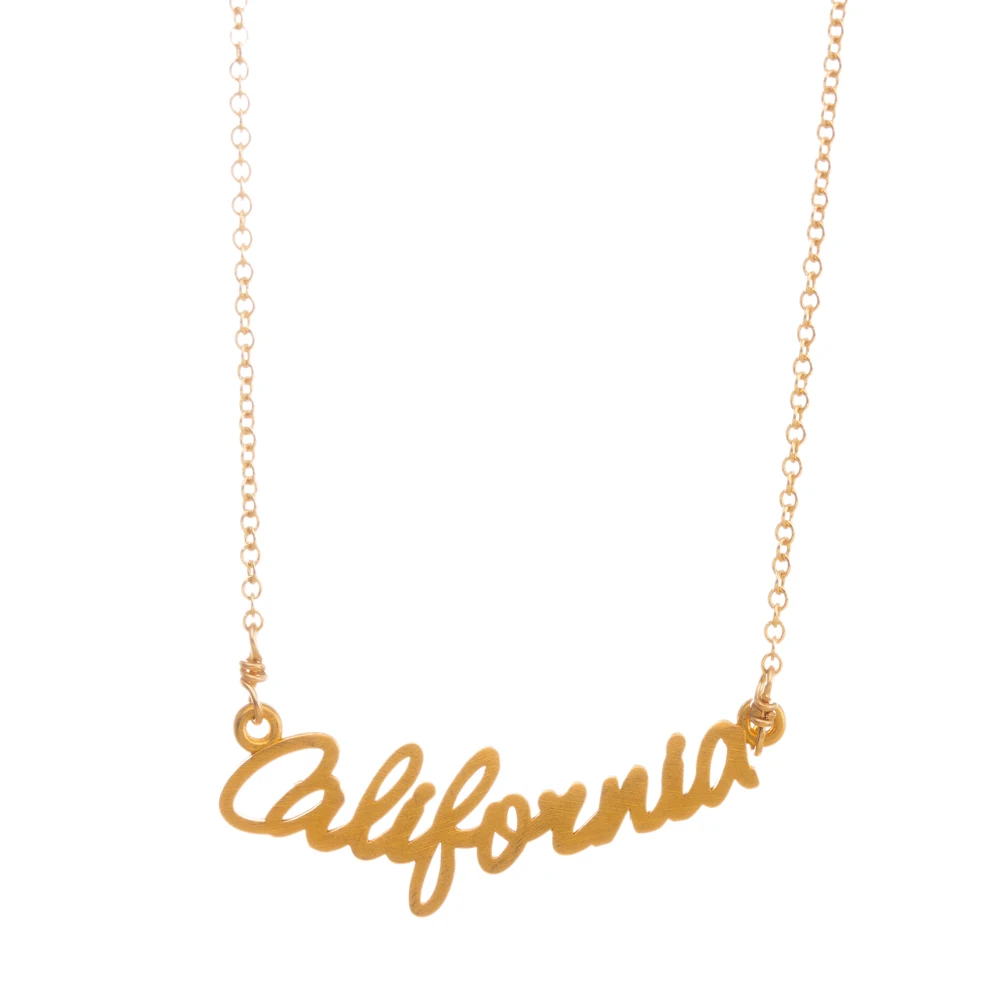 Ожерелья Калифорнийского сценария ожерелье с подвеской в виде золотых цветных