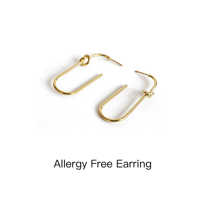 Женские серьги-кольца GWACC в стиле панк большие металлические квадратные серьги