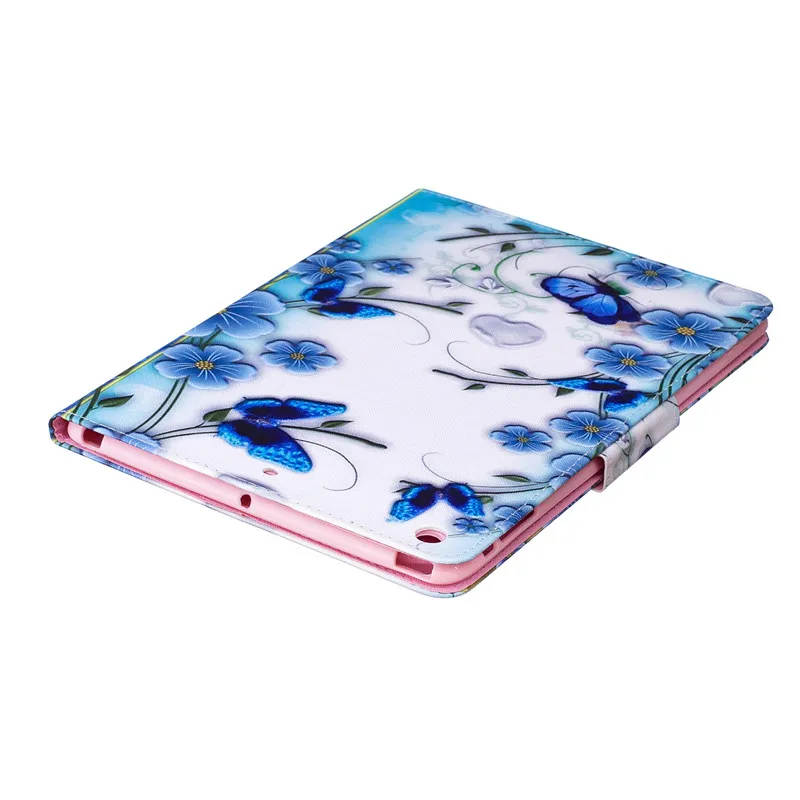 Wekays для Apple Ipad Air Ipad 5 с милым рисунком кота кожи(полиуретан) с откидной крышкой с функцией подставки чехол для IPad Air IPad 5 IPad5 9," Чехол для планшета