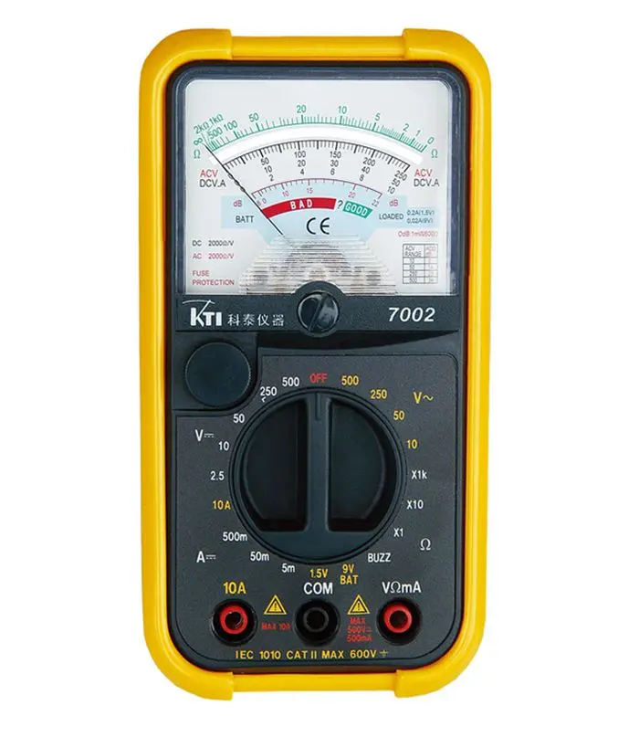 Аналоговый мультиметр KTI KT7002 7 функций 20 диапазонов.|analog multimeter|multimeter analogmultimeter function