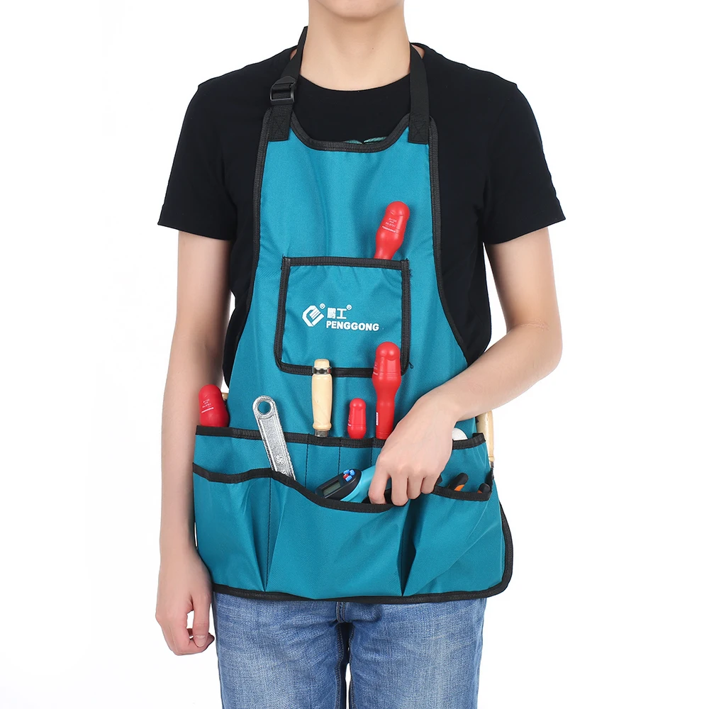 Холщовая Сумка для садового инструмента фартук с карманами хранения