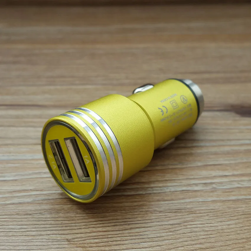Oem металлические 5 В 3.1A двойной USB адаптер автомобильное зарядное устройство