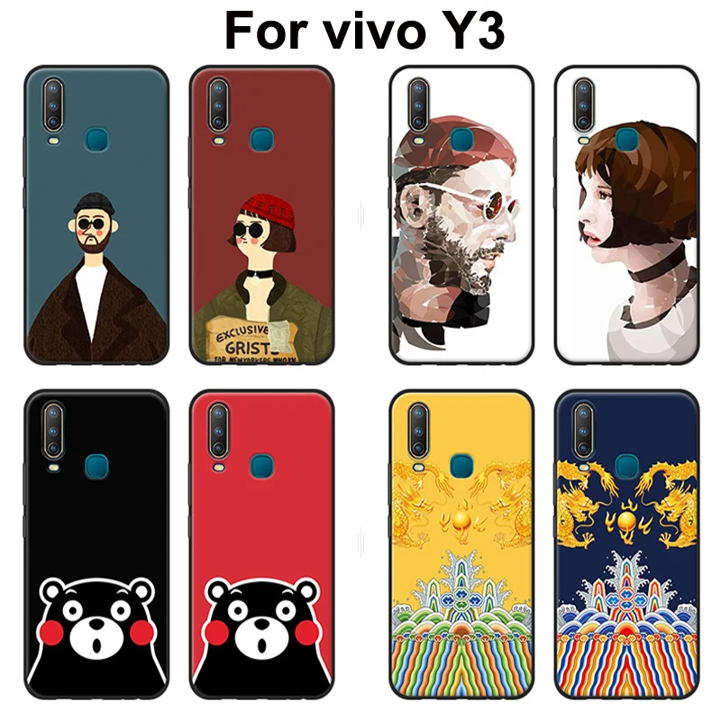 Мягкий силиконовый чехол для vivo Y3 Y 3 бампер vivoY3 2019 | Мобильные телефоны и
