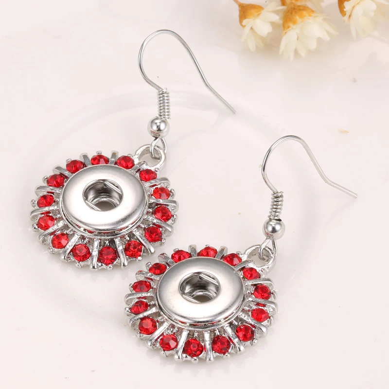 Кнопки изделия Цветок горный хрусталь 12 мм кнопки серьги красивый кристалл