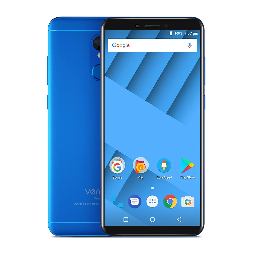 Cмартфон Vernee M6 4 GB 64GB Ultra 5 7 дюйма телефона 4G LTE Android 0 13MP селфи камера 16MP отпечатков