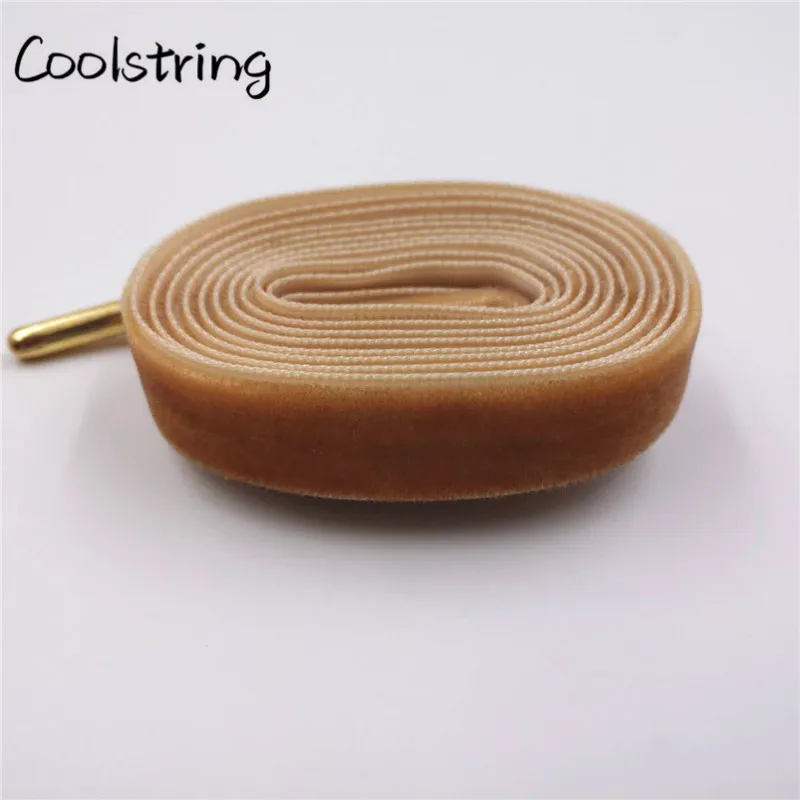 Coolstring/60-180 см; длина 1,27 см; ширина; бархатные шнурки для женщин и мужчин; цвет черный, белый; цветные спортивные повседневные ботинки; обувь на шнуровке