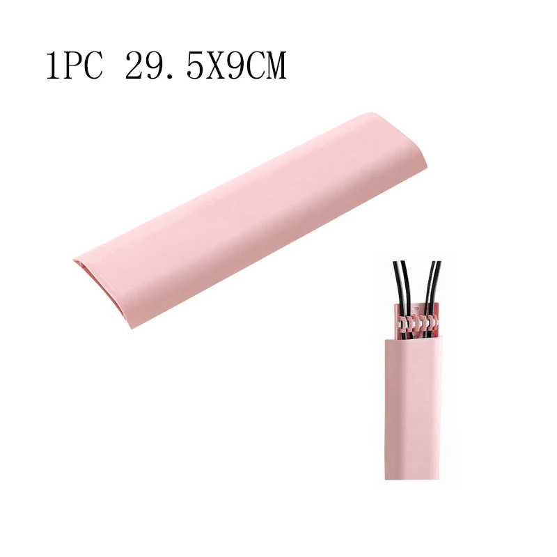 pink 29.5x9cm LASPERAL проволочный органайзер для крепления кабельного зажима клипсы для хранения пряжки линии передачи данных фиксированные подходящие кабели для хранения провода Отделочный Инструмент - Цвет: pink 29.5x9cm