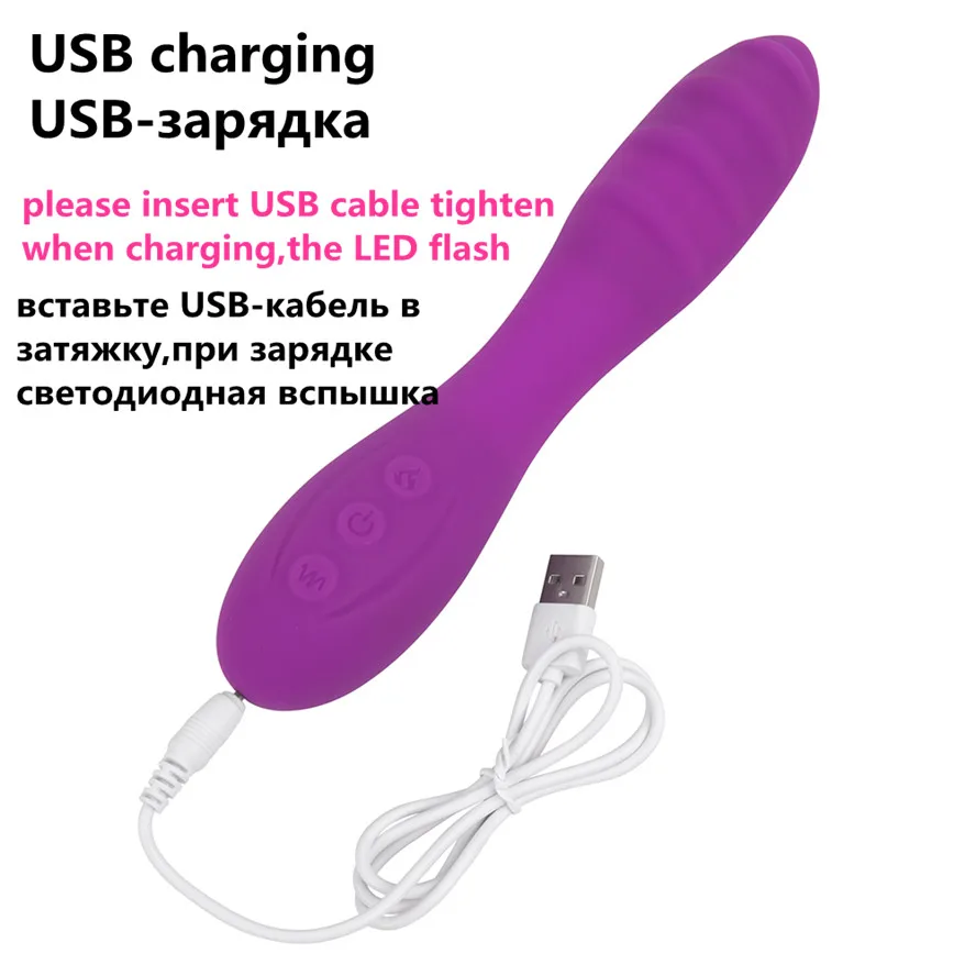Водонепроницаемый Мощный 7 скоростей фаллоимитатор с подогревом G Spot вибратор USB