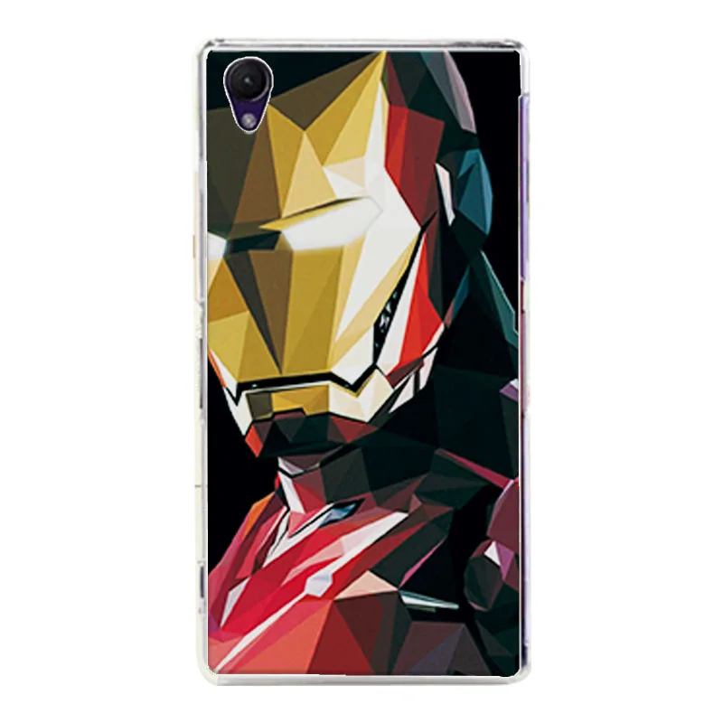 Очаровательный герой Marvel Капитан Америка чехол для телефона sony Xperia Z2