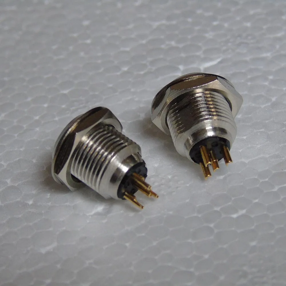 Оптовая продажа 10 компл./лот TA4F 4 PIN MINI XLR Разъем Встроенный муфтовый стыковочный