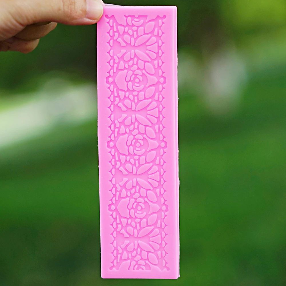 Силиконовая форма для мыла кружевной коврик украшения свадебные Инструменты