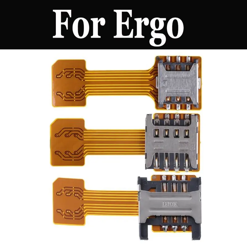 Гибридный двойной адаптер Micro SD для двух SIM карт Ergo F500 A502 Aurum F501 Magic F502 Platinum Max