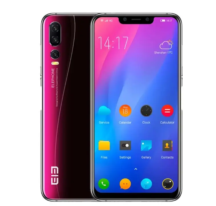 ElePhone A5 Глобальный 6 18 Inch 7: 9 Helio P60 MTK6771 Octa Core Android 8 1 20MP 5 Камера 4 GB 64 Touch ID мобильного