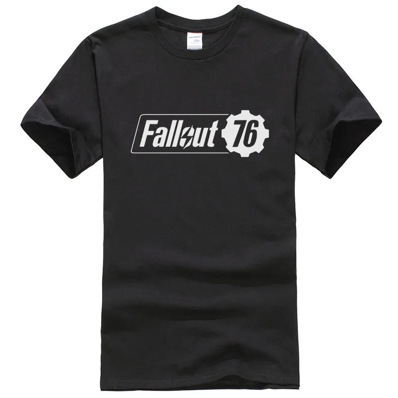 Игра Fallout 76 Футболка мужская повседневная Летняя футболка с короткими рукавами футболки из хлопка футболки высокого качества T267