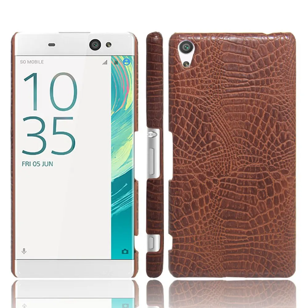 Чехол для Sony Xperia XA Ultra F3212 роскошный кожаный чехол-накладка с узором крокодиловая