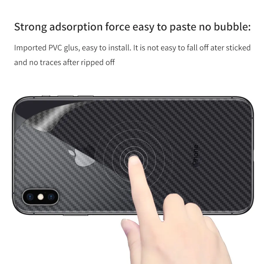 3D полное покрытие защита для экрана из углеродного волокна iPhone X XS Max XR 8 7 6 6s Plus 5 5s SE