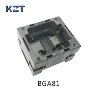 bga81 open top burn in socket pitch 1 0mm ic size 88mm bga8188 1 0 tp0150n bga81 vfbga81 burn in programmer socket