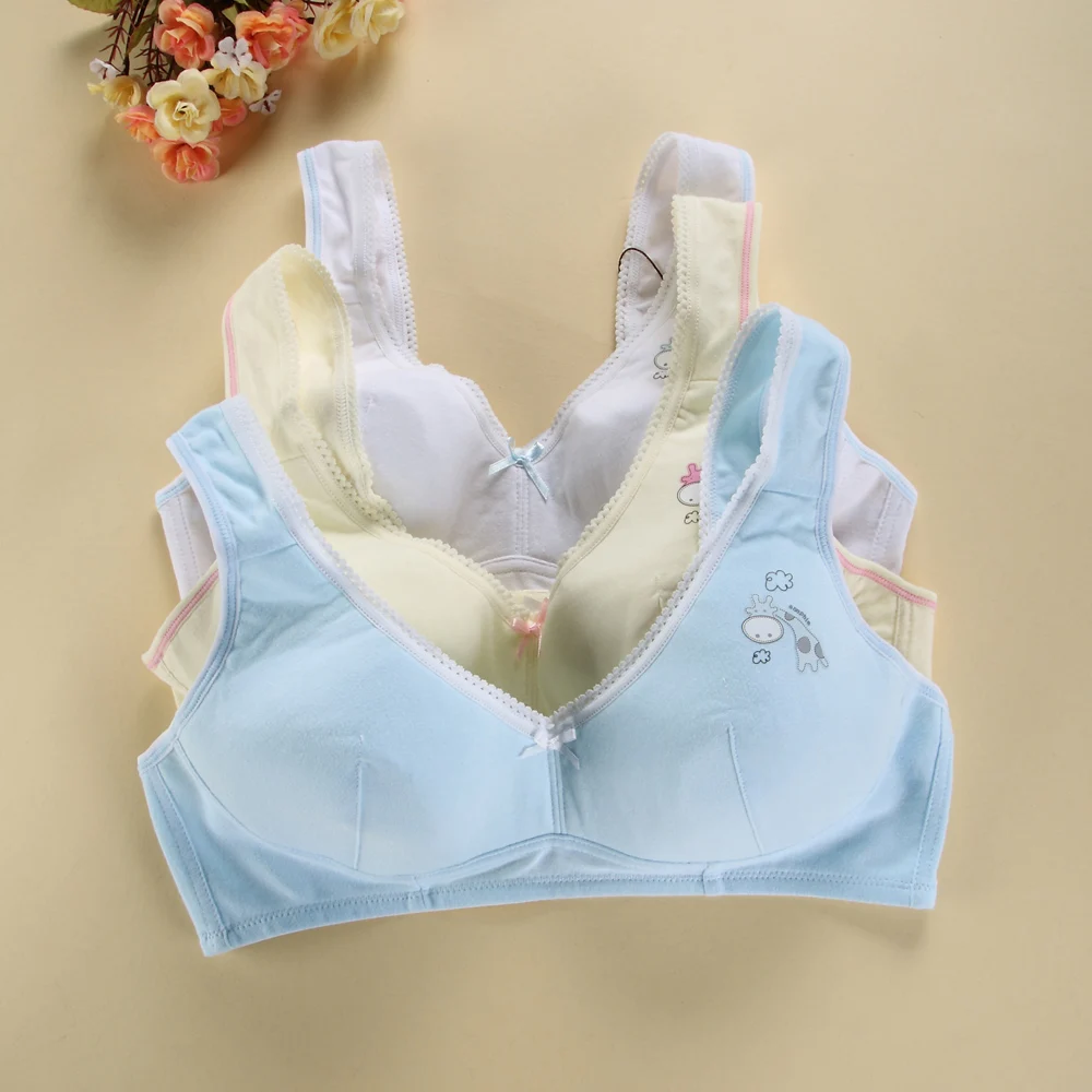 Высококачественный бюстгальтер из хлопка для молодых девушек маленький
