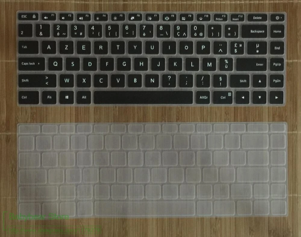 Силиконовая защитная накладка на клавиатуру для Xiaomi Mi Notebook Pro 15 6 дюйма 2 шт.|Чехлы