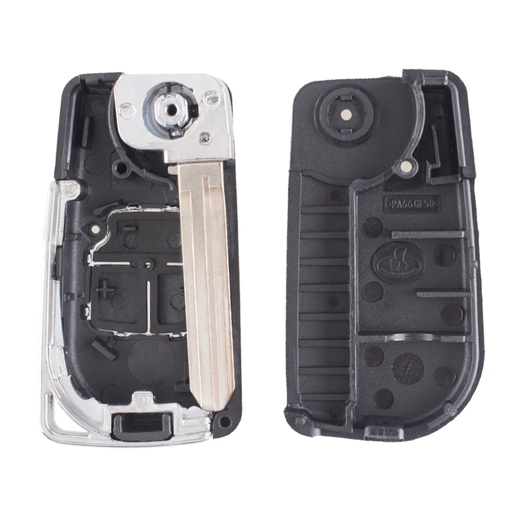 KEYYOU 2 кнопки/3 кнопки дистанционного ключа автомобиля оболочки для Toyota Camry Corolla Reiz