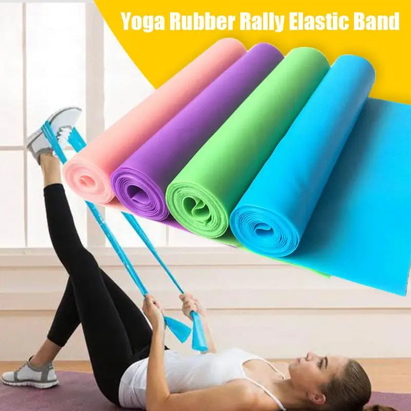 High Quality Yoga &amp Muscle Training Dance Fitness Rally Elastic Band Blue&ampGreen&ampPurple&ampPink Sports Resistance | Спорт и