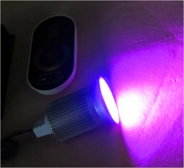 Светодиодный прожектор RGB 3*3 Вт вход DC12V с 4 проводами драйвер PWM внутри размер: D50 *