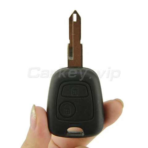 Пульт дистанционного управления автомобильный ключ 2 кнопки 433 МГц NE72 ключ для Citroen для Peugeot ID46 Электронный чип