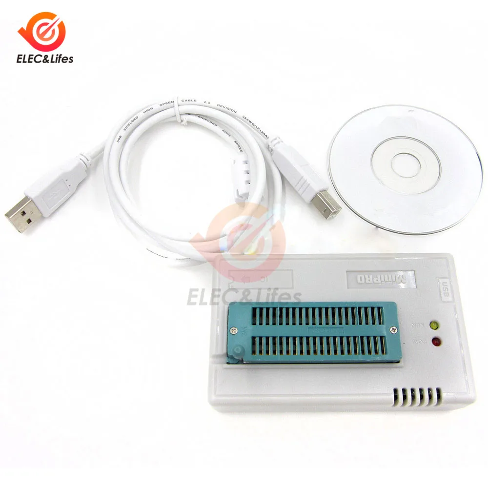 Программатор V8.33 TL866II Plus EEPROM PIC AVR TL866A TL866CS универсальный BIOS nand программатор 24 93 25 mcu