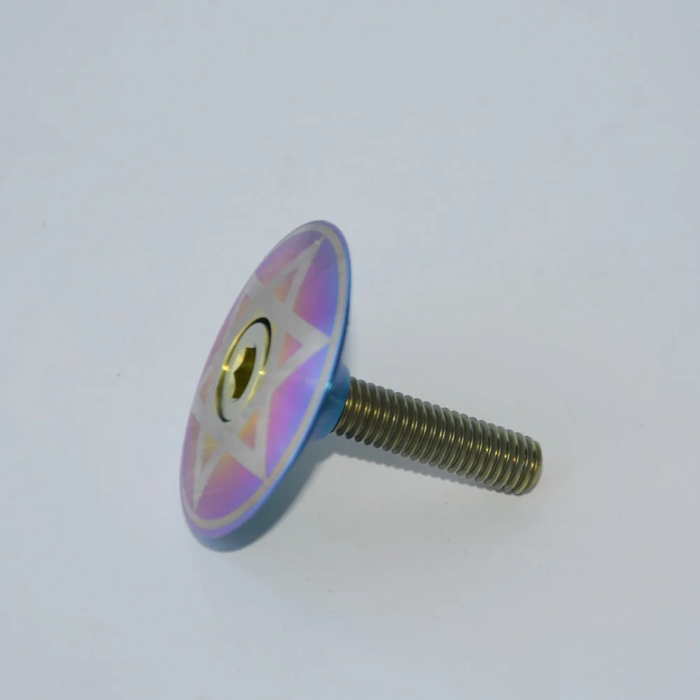 Титановая велосипедная гарнитура верхняя крышка головка гарнитуры для