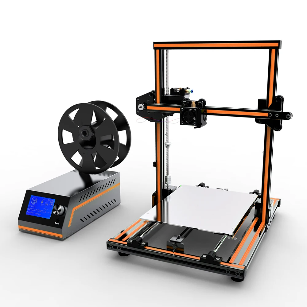 Большой размер печати 300*300*400 мм Anet E12 3d принтер с 12864 lcd высокой точностью низкий