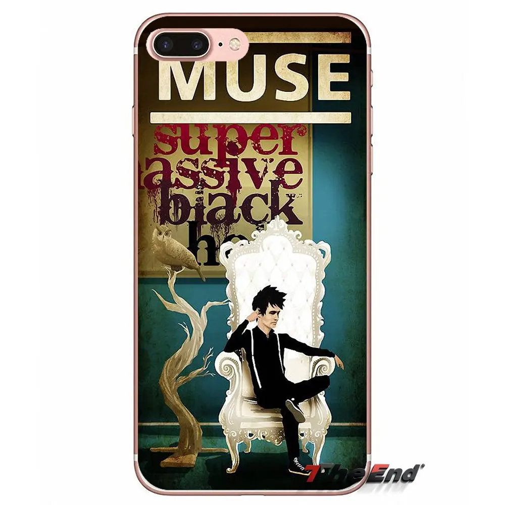 Для Samsung Galaxy S2 S3 S4 S5 MINI S6 S7 edge S8 S9 Plus Note 2 3 4 5 8 чехол из силикона Muse британская рок-группа на.