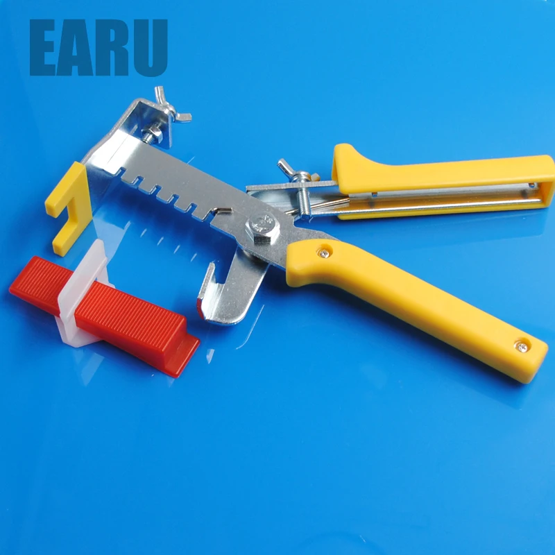 (100pcs wedges+100pcs clips+1pc plier) Floor Tile Leveling System Spacers Lippage &amp Plier Suit 1.5mm /EU-A02-1 | Инструменты