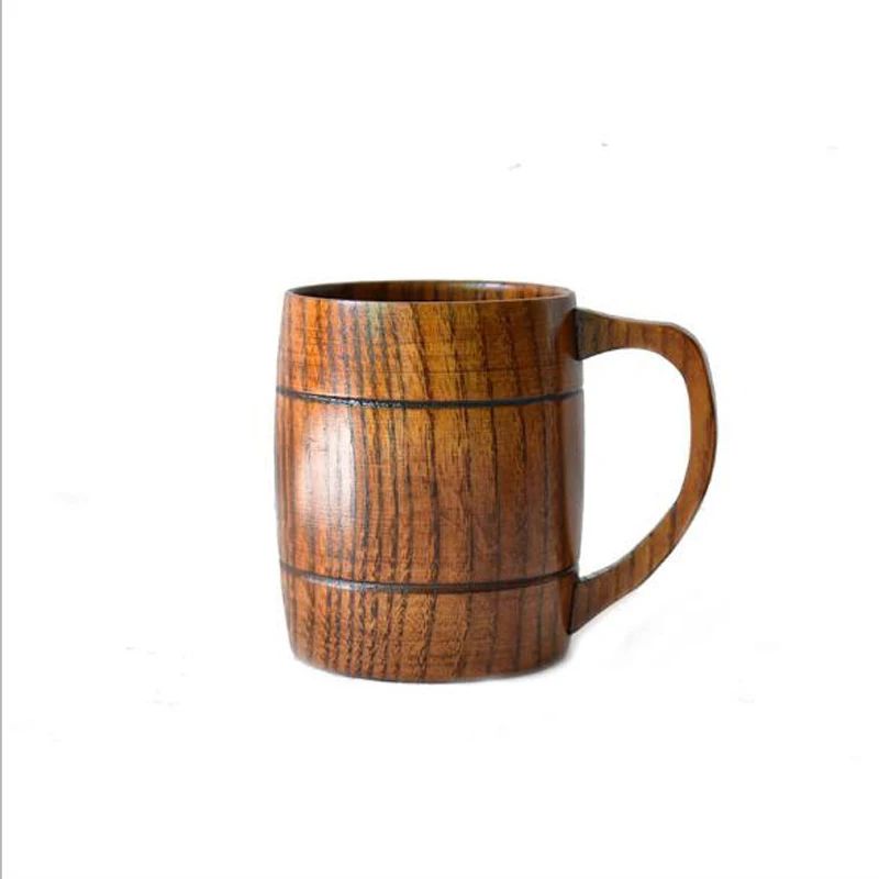 2019 первоклассная деревянная пивная чашка с ручкой Скандинавская кофейная
