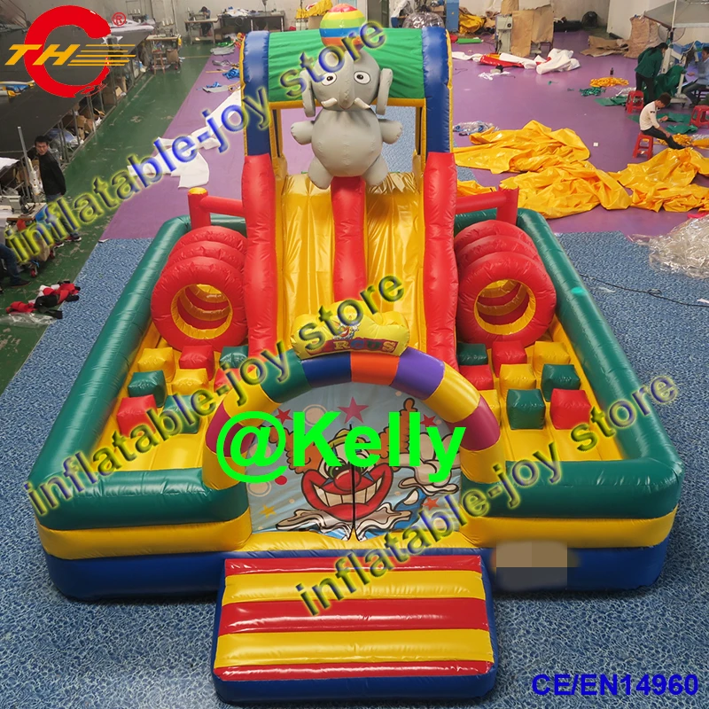 Бесплатная доставка по морю в морской порт надувной веселый город надувная горка