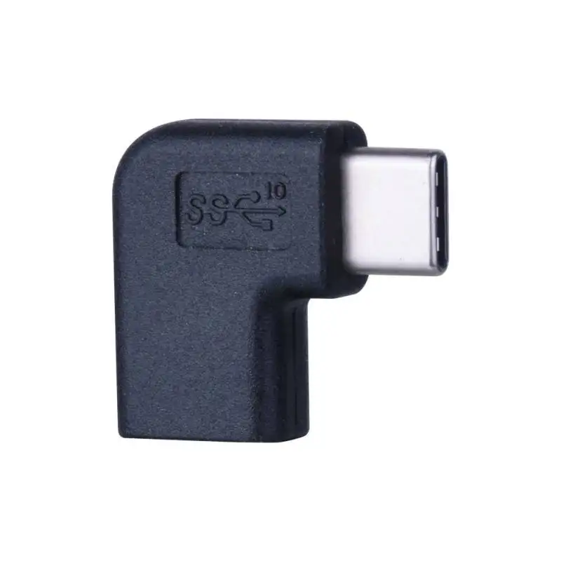 90 градусов правый угол USB 3 1 Тип C папа к женскому USB-C адаптер конвертер для Huawei Mate 10