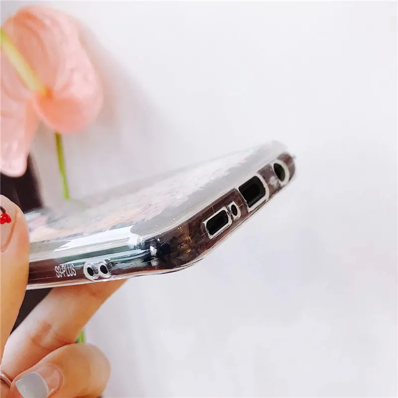Блестящий чехол с зыбучим песком для Samsung Galaxy S9 Plus S8 S10 S6 S7 EDGE Note 9 10 8 J2 Pro 2018 A10 E A20 S A30