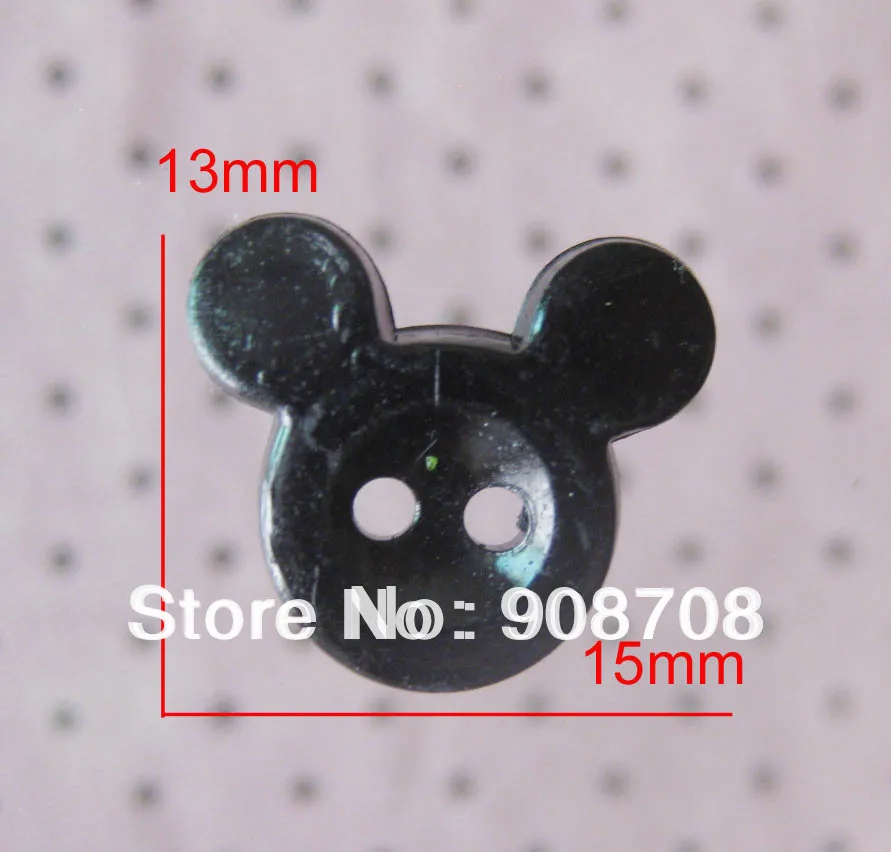 Кнопки для шитья H003 Black Микки 15 мм * 13 500 шт. бесплатная доставка|sewing buttons|craft buttonsmickey
