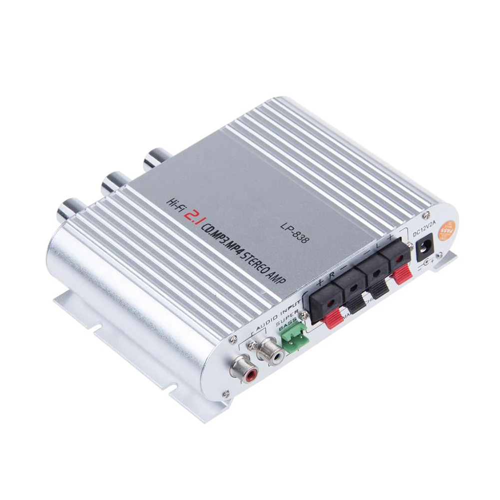 12 В Автомобильный FM радио плеер мини Hi Fi Авто Автомобиль Мотоцикл домашний стерео