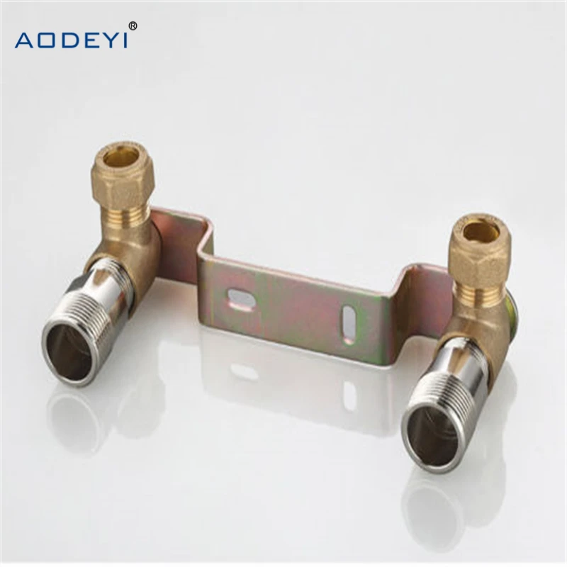 Скрытый крепежный фитинг латунные фитинги Термостатический смеситель для душа