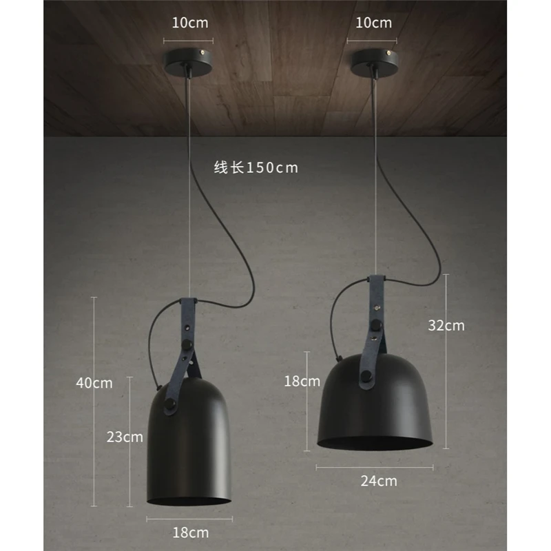 Винтажная Подвесная лампа в стиле лофт дизайнерский светильник скандинавском