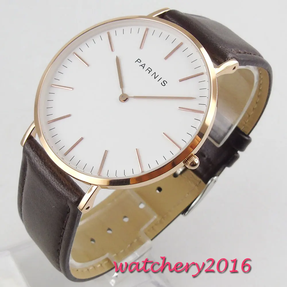 Top Brand Luxury PARNIS Fashion White Dial Quartz Men Watches Casual Date Business Male Wristwatches Clock | Наручные часы