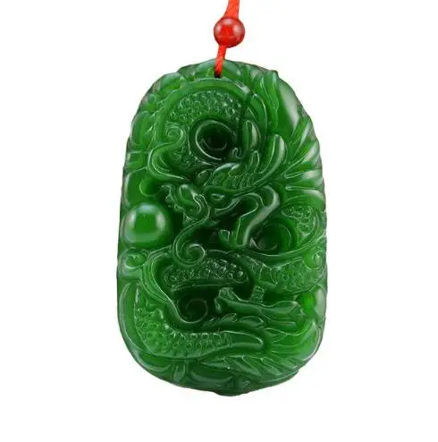 Бесплатная доставка HeTian jad e подвески для мужчин ручной работы|jade dragon pendant|dragon