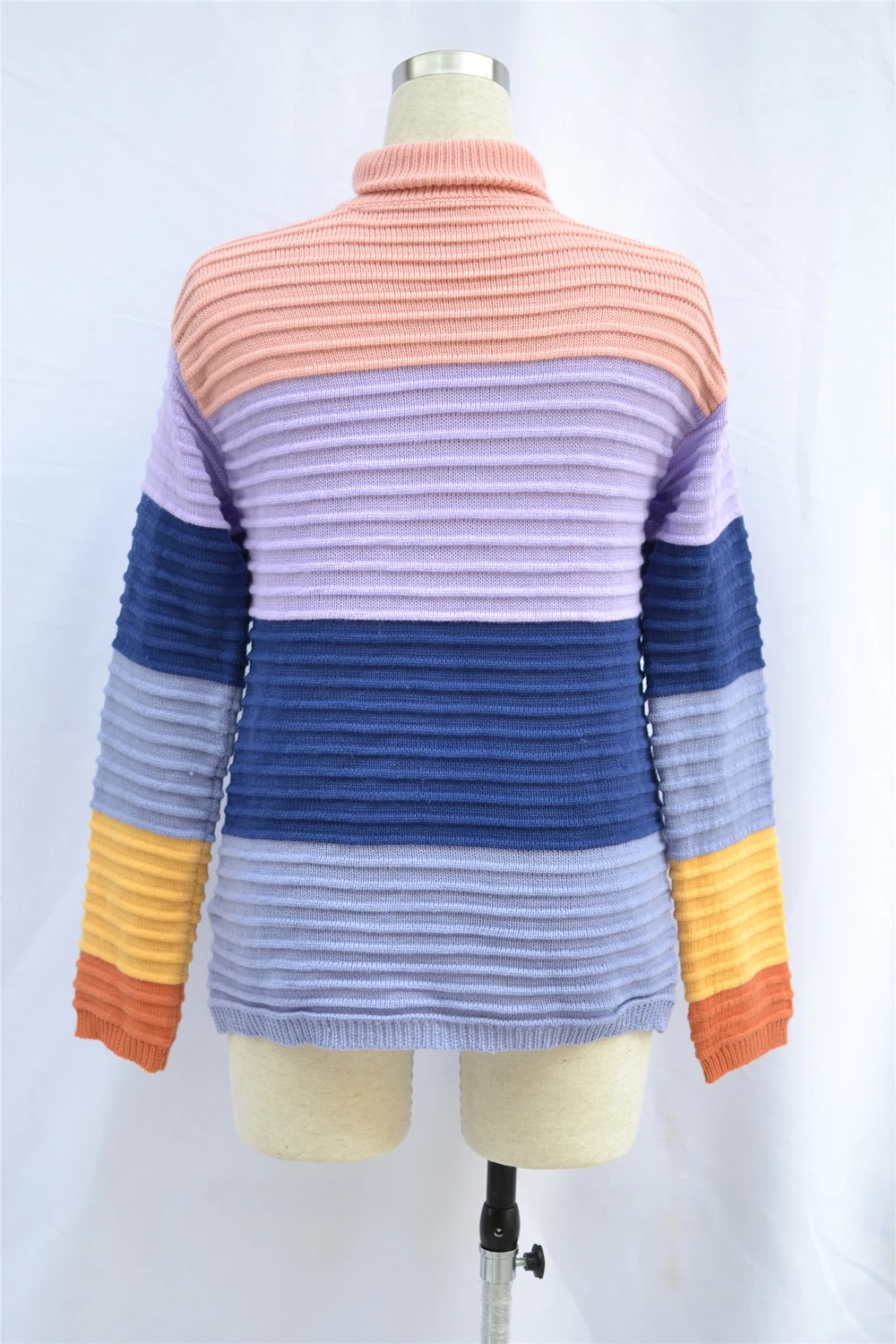 

2019 Autumn Turtleneck Long Sleeve Women Sweaters And Pullovers Knitwear Pull Femme Solid Pullover Female Casual Knitted Sweater