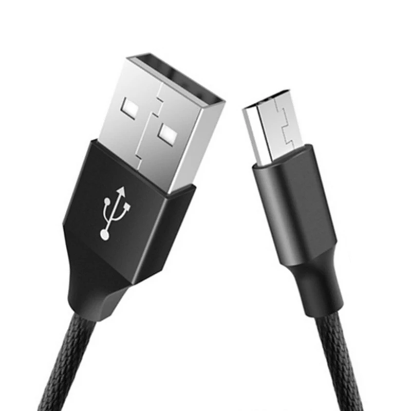2 м удлиненный USB кабель для зарядки iPhone 5S 6 7 8 металлический Плетеный