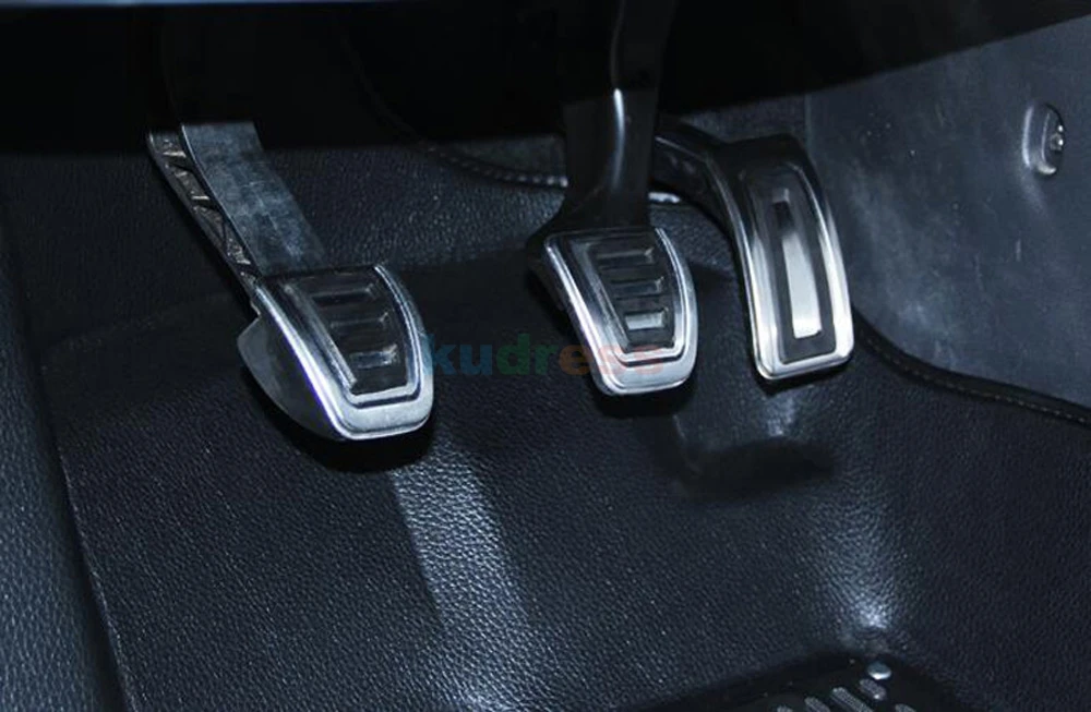 Автомобильные аксессуары для Volkswagon VW Tiguan топлива Тормозная ног Отдых Автоматические Педали плиты Нескользящие акселератора MT и на