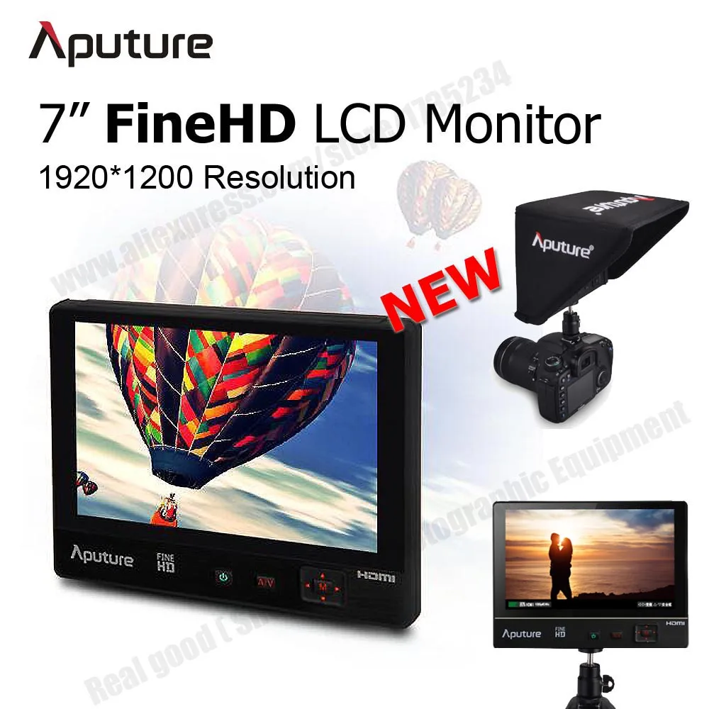 Aputure VS1 FineHD 7 &quotпанель HD LCD цифровой видео монитор HDMI AV вход для Canon Nikon sony A7s DSLR