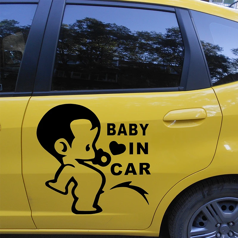 Виниловая наклейка на автомобиль 50 см х 8 цветов|baby in car|vinyl decalin car |