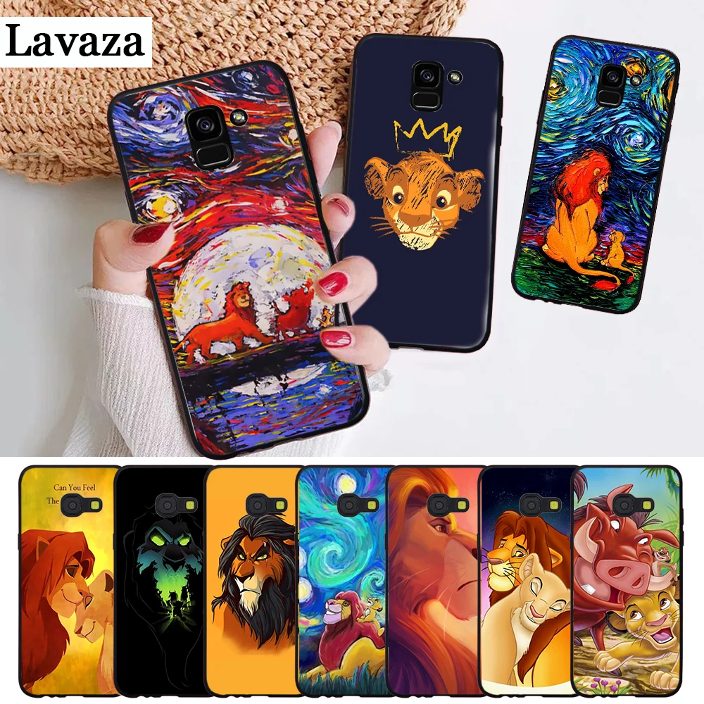 Мультяшный фильм лев Король силиконовый чехол для Samsung A2 Core A3 A5 A6 Plus A7 A8 A9 A10 A30 A50 A60